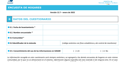 Encuesta de hogar